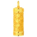 999 Pure Gold Thousand-Handed Guanyin Guardian Pendant - Rat Zodiac Birth Buddha